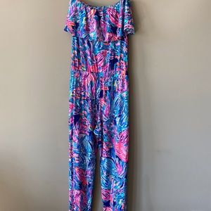 Lilly Pulitzer jumpsuit strapless